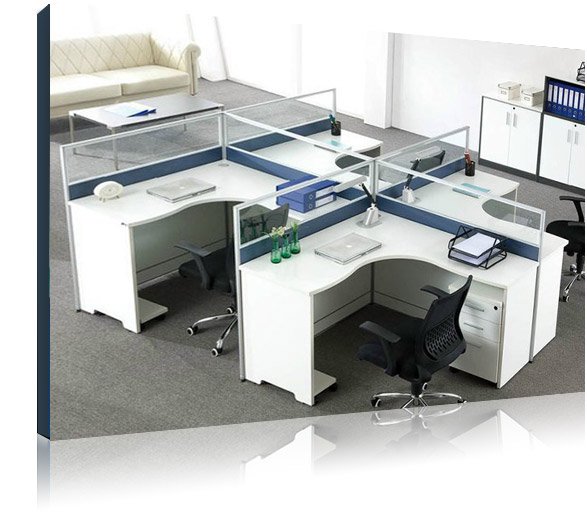 Стеклянные перегородки на столы